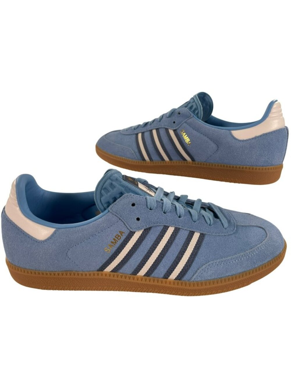 Adidas Samba OG FIFA Light Blue Suede Sneakers Retro Shoes Men's Size 11 NEW